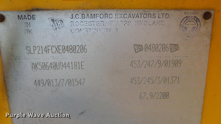 image for item DC3091 1999 JCB 214S Series 3 backhoe