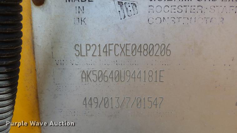 image for item DC3091 1999 JCB 214S Series 3 backhoe