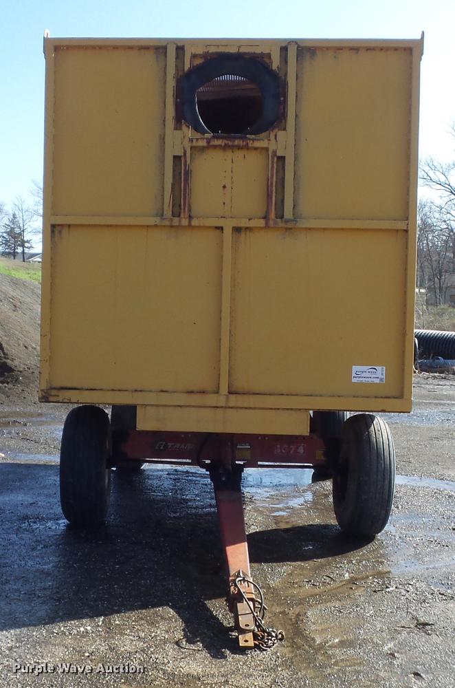 image for item DC7379 2003 shop built leaf collection wagon