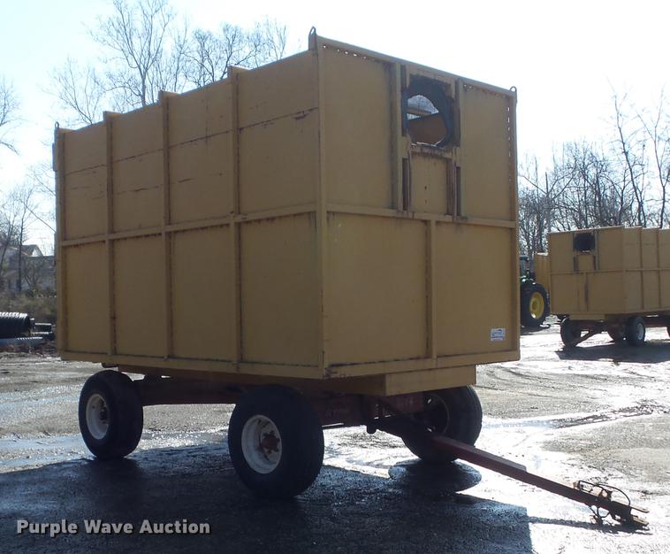 image for item DC7379 2003 shop built leaf collection wagon