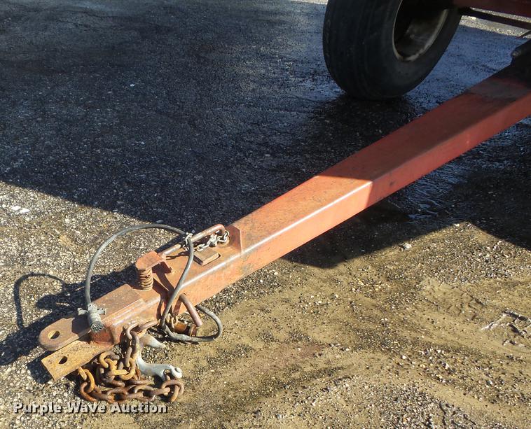 image for item DC7379 2003 shop built leaf collection wagon