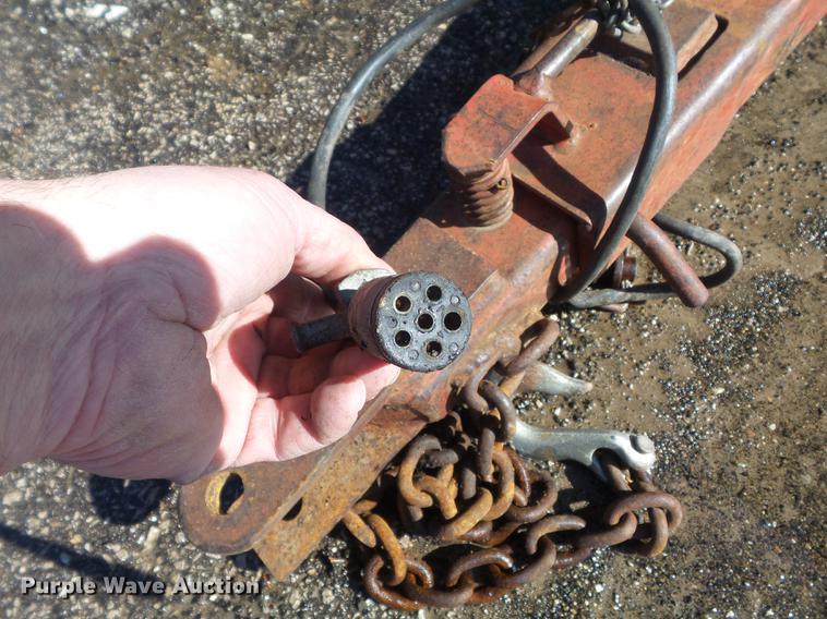 image for item DC7379 2003 shop built leaf collection wagon