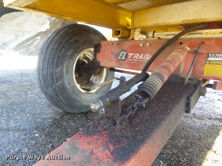 image for item DC7379 2003 shop built leaf collection wagon
