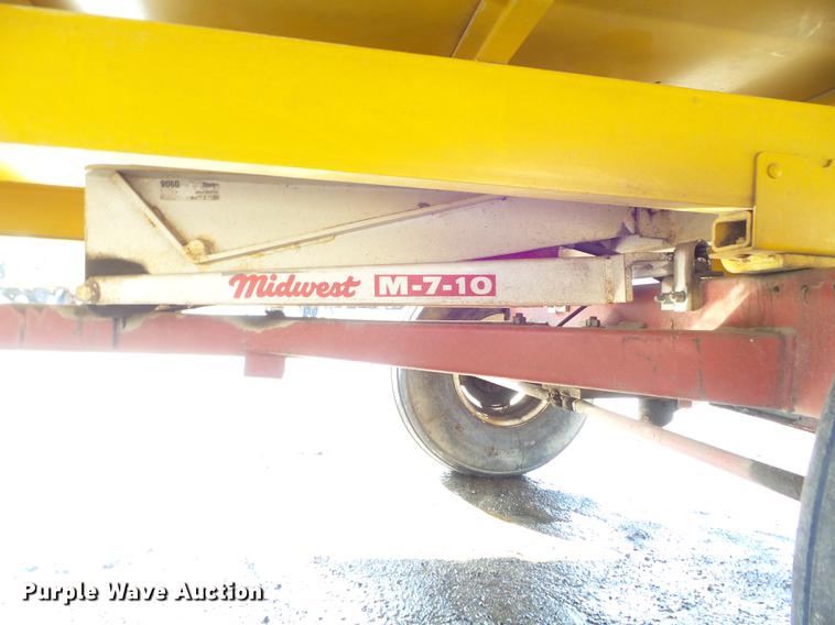 image for item DC7379 2003 shop built leaf collection wagon