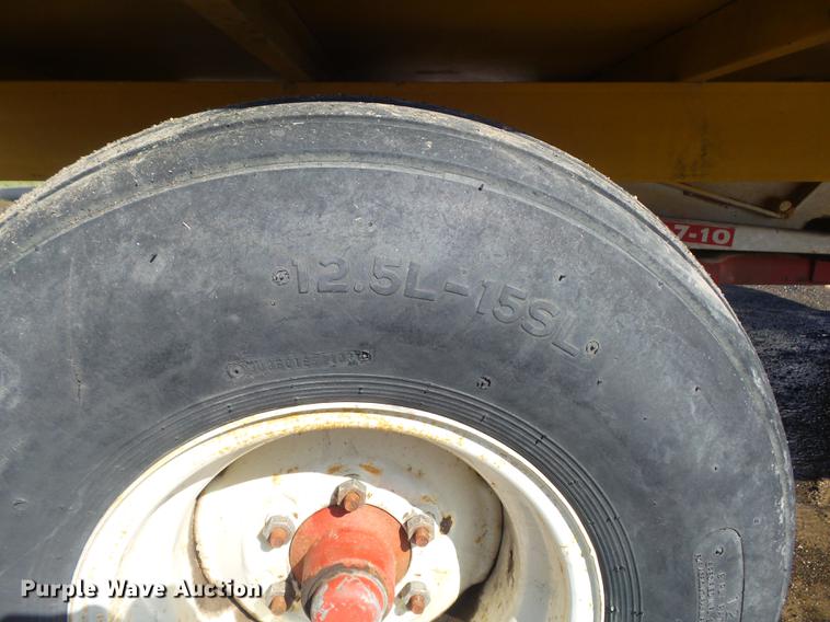 image for item DC7379 2003 shop built leaf collection wagon