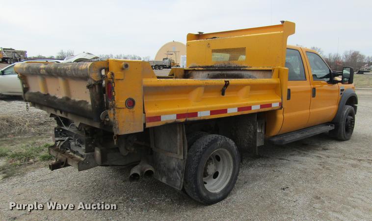 image for item DD7426 2008 Ford F550 Crew Cab dump truck