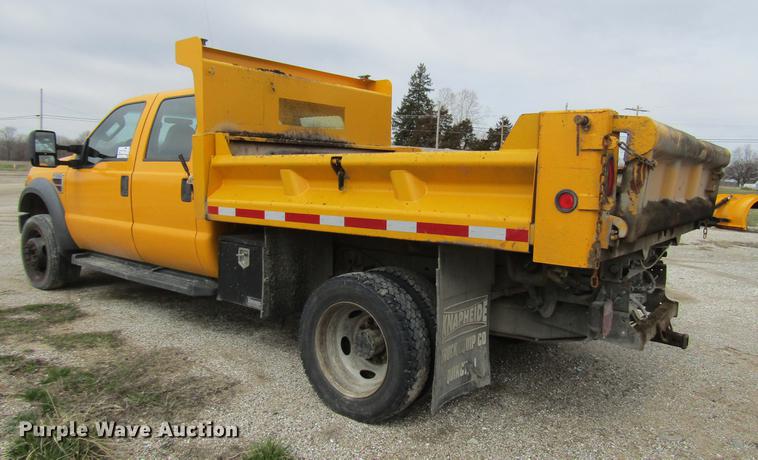 image for item DD7426 2008 Ford F550 Crew Cab dump truck