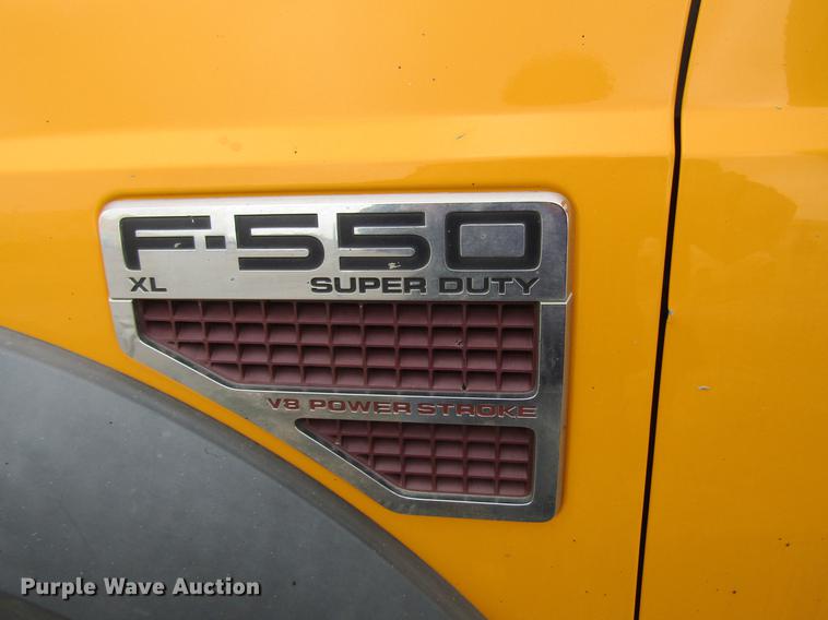 image for item DD7426 2008 Ford F550 Crew Cab dump truck