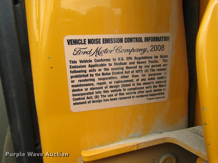 image for item DD7426 2008 Ford F550 Crew Cab dump truck