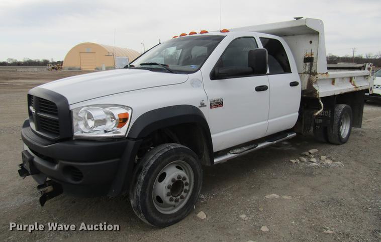 image for item DD7427 2009 Dodge Ram 5500 Quad Cab dump truck