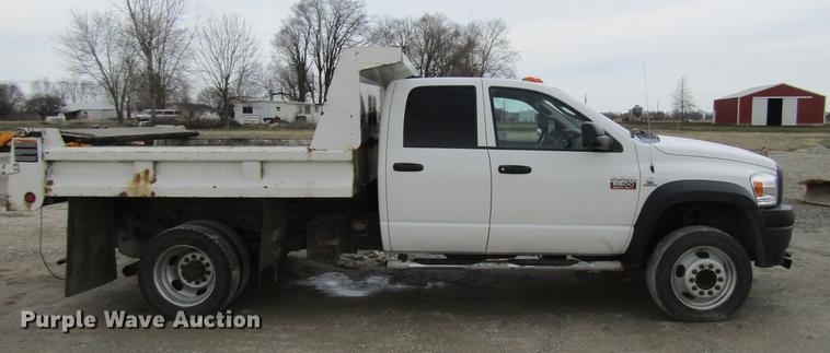 image for item DD7427 2009 Dodge Ram 5500 Quad Cab dump truck