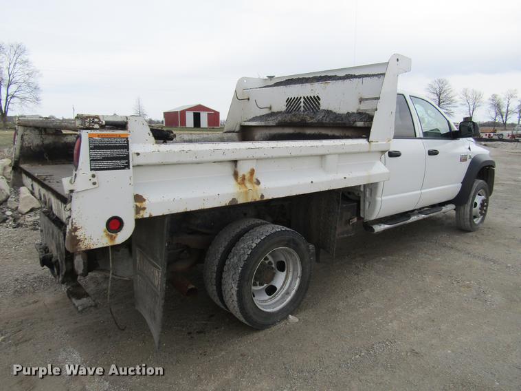 image for item DD7427 2009 Dodge Ram 5500 Quad Cab dump truck