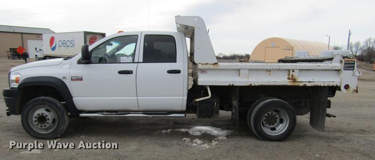 image for item DD7427 2009 Dodge Ram 5500 Quad Cab dump truck