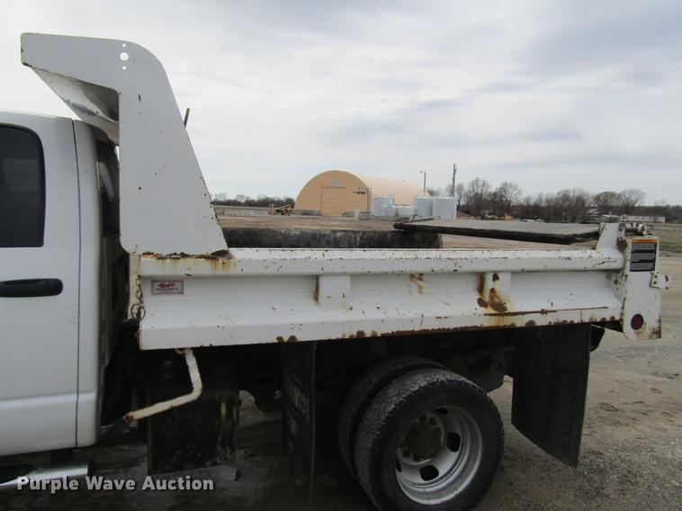 image for item DD7427 2009 Dodge Ram 5500 Quad Cab dump truck