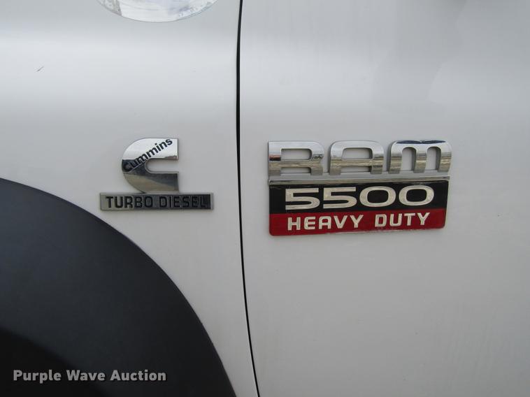 image for item DD7427 2009 Dodge Ram 5500 Quad Cab dump truck