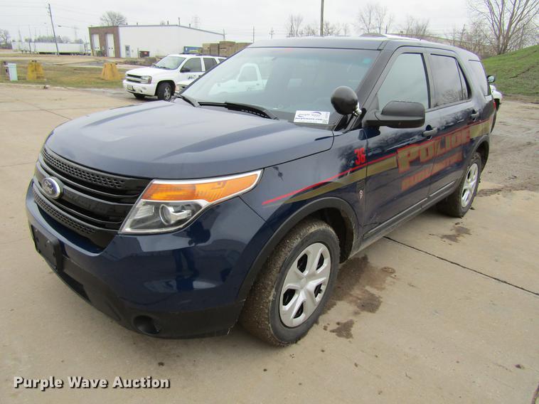 image for item DF3752 2013 Ford Explorer Police Interceptor SUV