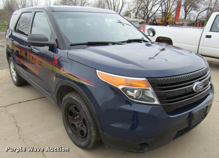 image for item DF3752 2013 Ford Explorer Police Interceptor SUV