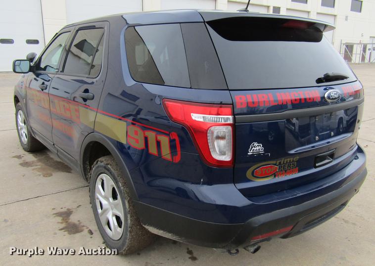 image for item DF3752 2013 Ford Explorer Police Interceptor SUV
