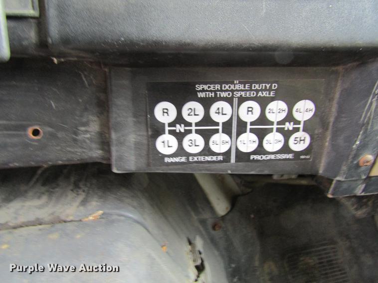 image for item DF3755 1991 International 4900 dump truck