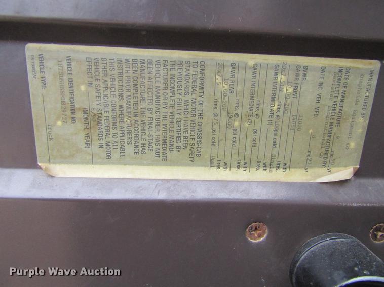 image for item DF3755 1991 International 4900 dump truck