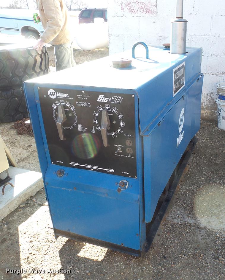 image for item DV9655 Miller Big 40 welder/generator