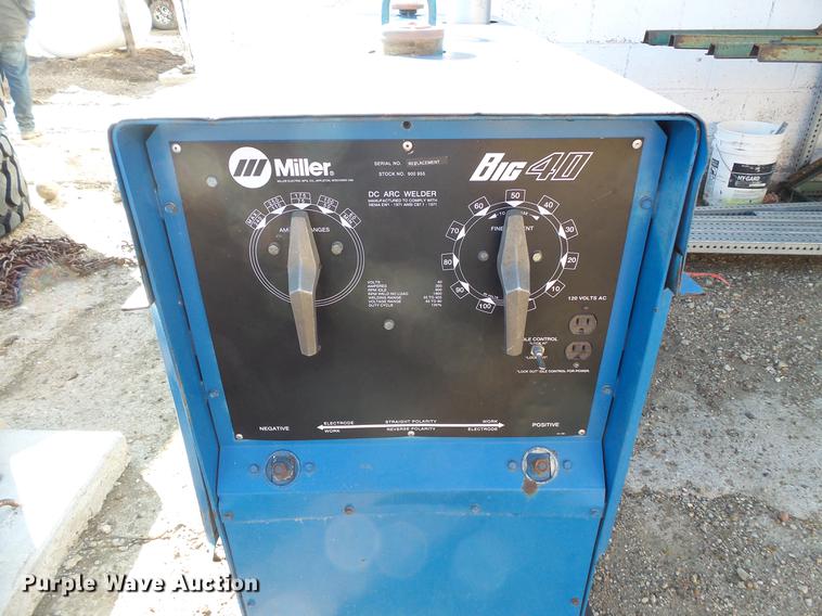 image for item DV9655 Miller Big 40 welder/generator