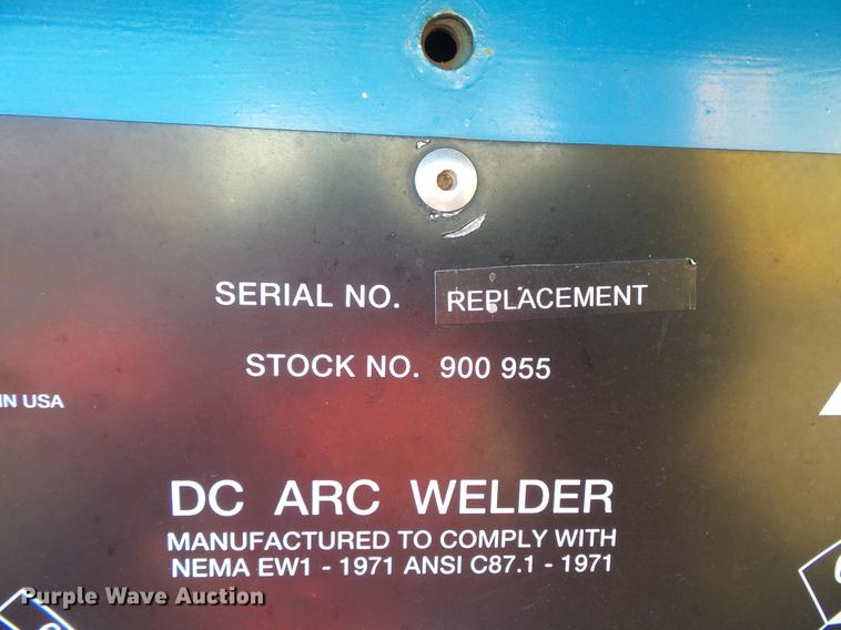 image for item DV9655 Miller Big 40 welder/generator