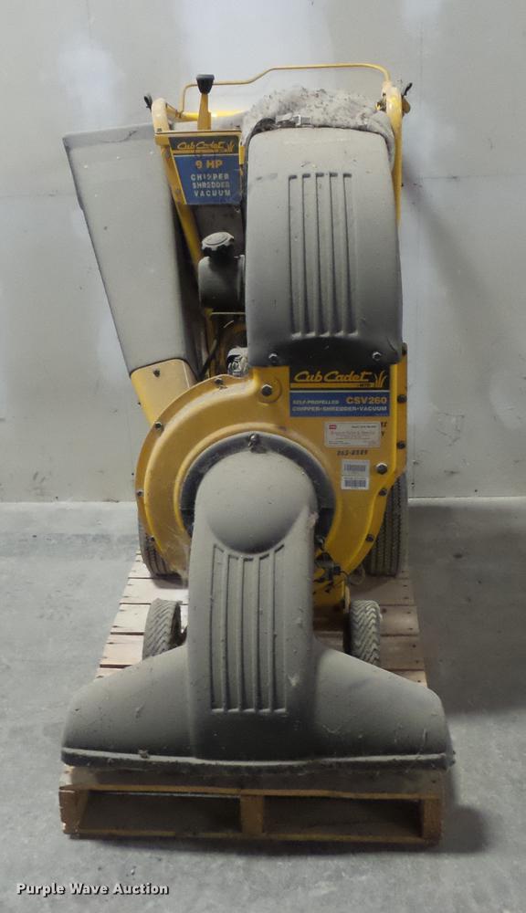 image for item DW9603 Cub Cadet CSV260 chipper/shredder/vacuum