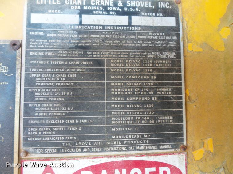 image for item DW9635 Little Giant 48 truck crane