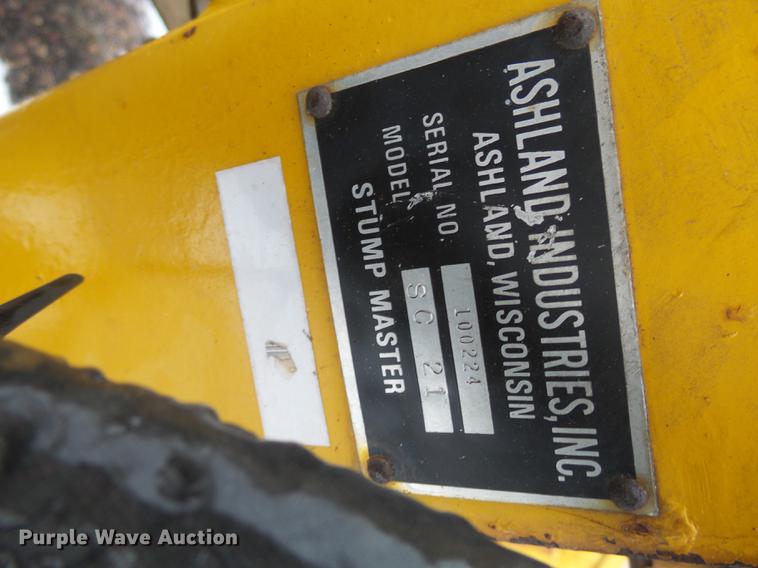 image for item DX9060 Ashland SC21 stump grinder