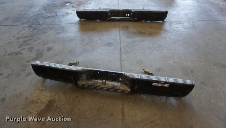 image for item EJ9323 (2) 1992 Chevrolet rear pickup truck bumpers