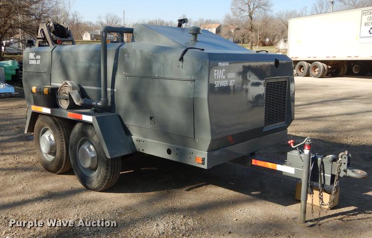 image for item EN9196 1995 FMC 600D sewer jetter