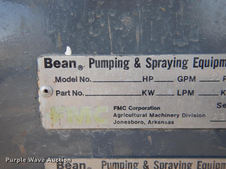 image for item EN9196 1995 FMC 600D sewer jetter