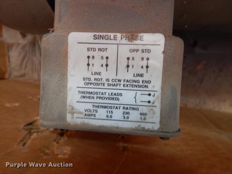 image for item EN9222 Baldor single phase motor