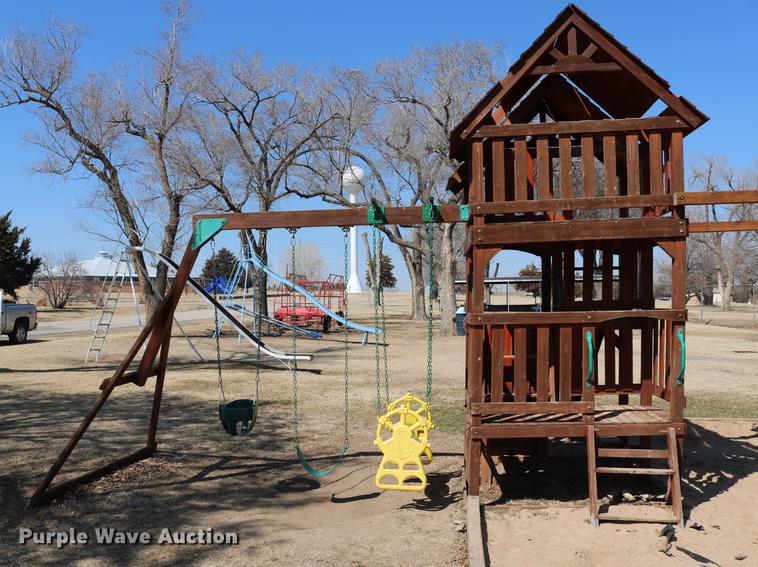 image for item EW9047 Wood playground set