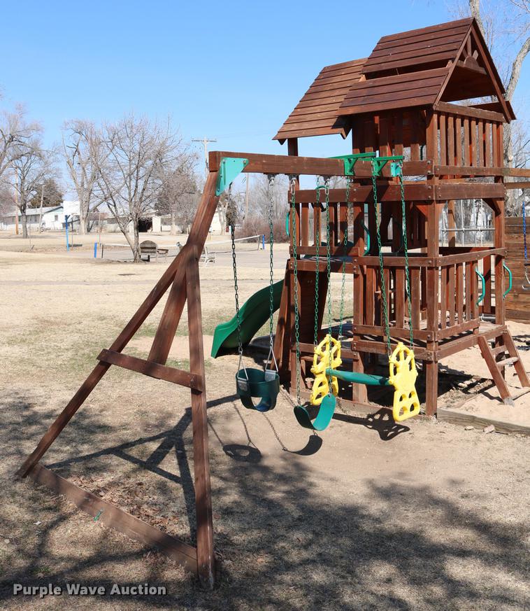 image for item EW9047 Wood playground set