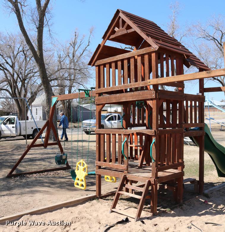 image for item EW9047 Wood playground set