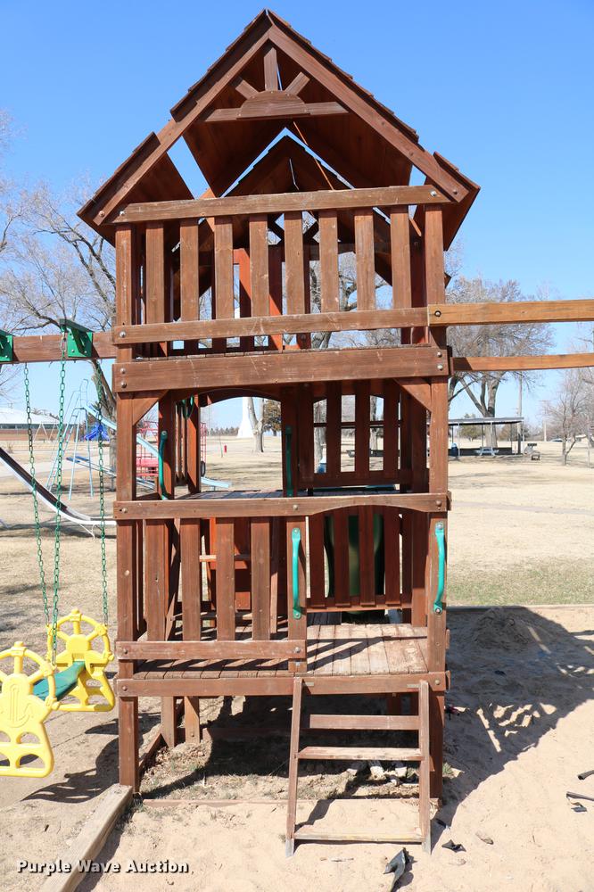 image for item EW9047 Wood playground set