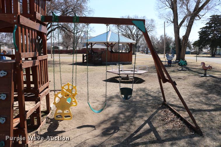 image for item EW9047 Wood playground set