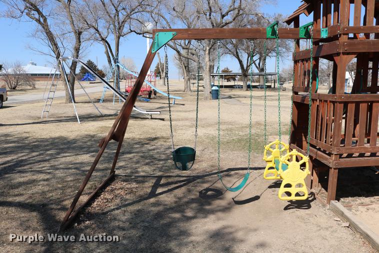 image for item EW9047 Wood playground set