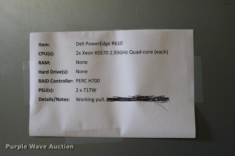 image for item EW9057 Dell PowerEdge R610 server