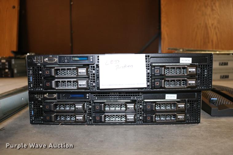 image for item EW9061 (2) Dell PowerEdge R710 EMC Avamar Gen3 storage node servers