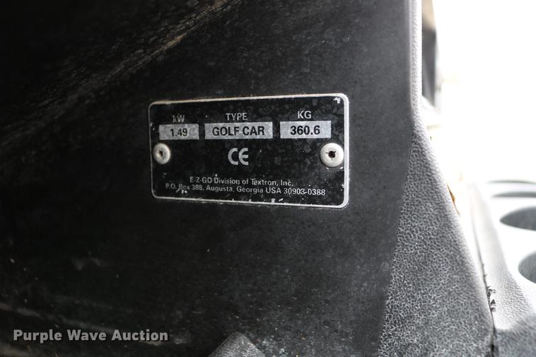 image for item EW9087 2001 EZ GO K501 golf cart