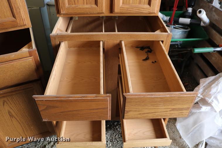 image for item EW9089 (5) wood cabinets