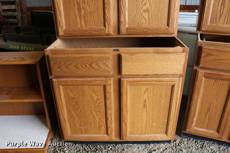 image for item EW9089 (5) wood cabinets