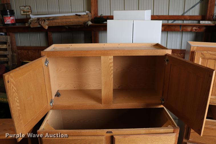 image for item EW9089 (5) wood cabinets