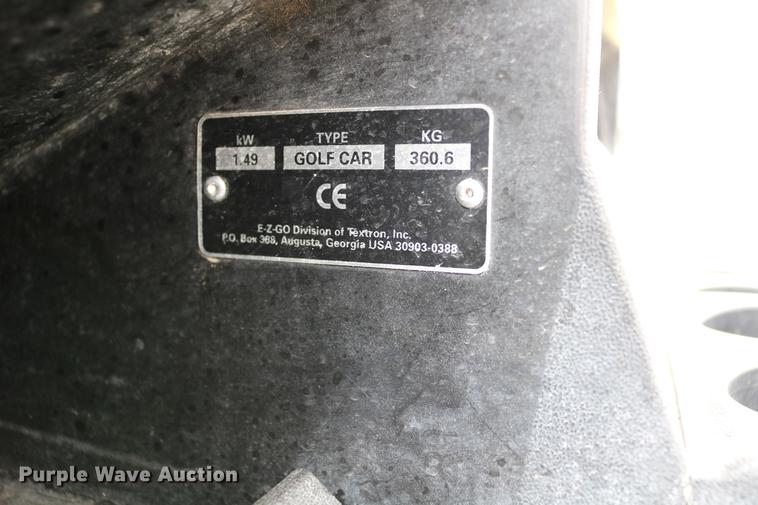 image for item EW9092 1997 EZ GO L1397 golf cart