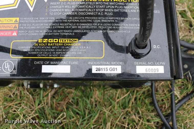 image for item EW9092 1997 EZ GO L1397 golf cart