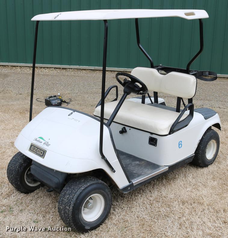 2001 EZ GO K501 golf cart in Chapman, KS Item EW9093 sold Purple Wave