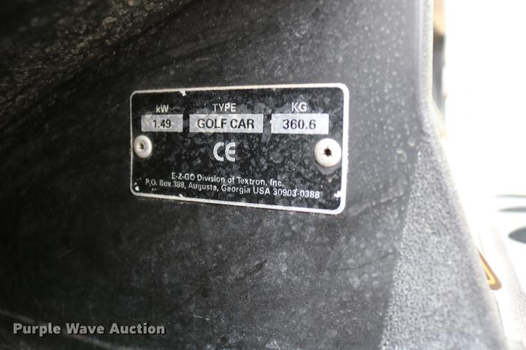 image for item EW9093 2001 EZ GO K501 golf cart